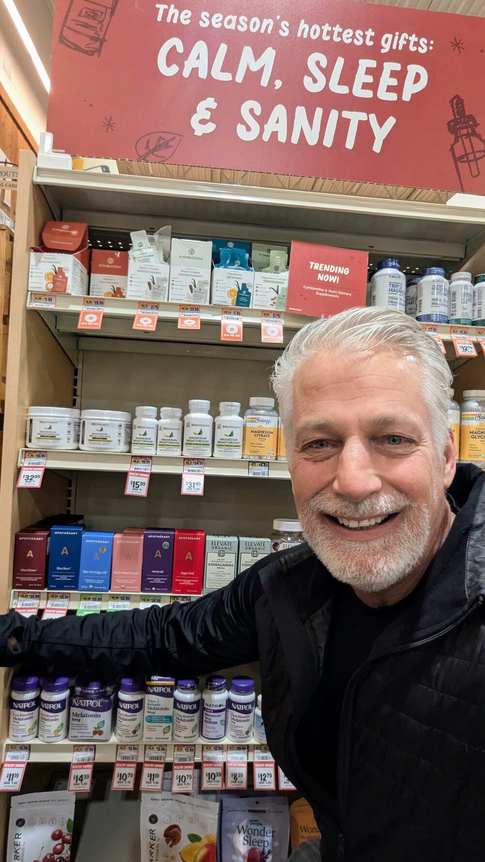 Products on national retail shelves